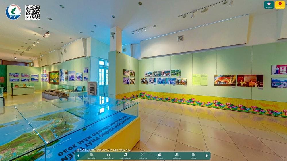 Khu trưng b&agrave;y chủ đề &ldquo;C&ocirc;n Đảo ng&agrave;y nay&rdquo; trong Bảo t&agrave;ng C&ocirc;n Đảo (Nguồn: Du lịch C&ocirc;n Đảo 360&deg;)